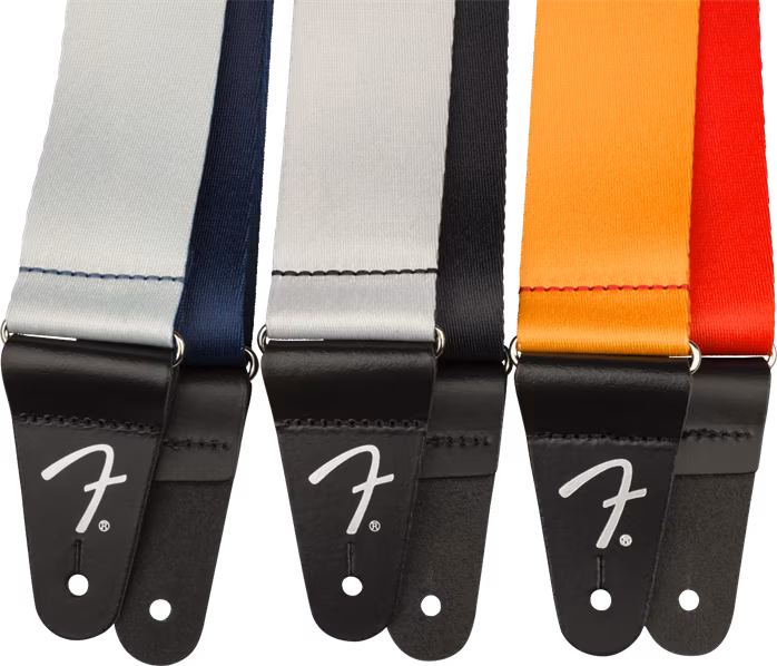 Fender Ombré Strap Silver Smoke - Kytarový popruh
