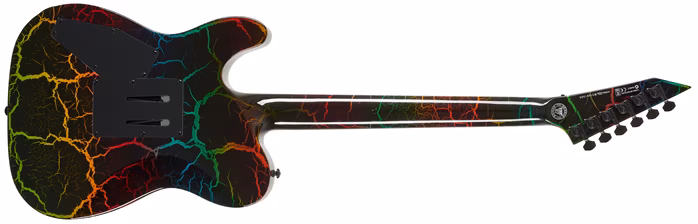 ESP LTD Eclipse 87 Rainbow Crackle - Elektrická kytara