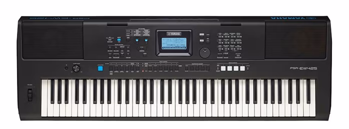 Yamaha PSR-EW425 (rozbalené) - Klávesy s dynamikou úhozu