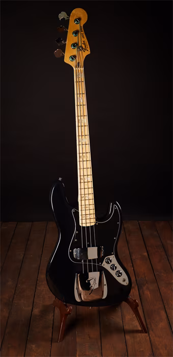 Fender 1980 Jazz Bass Black All Original - Elektrická baskytara