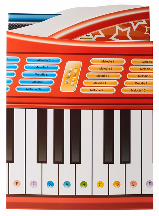 Albi Kouzelné hudební nástroje Piano a bubny - Hudební nauka