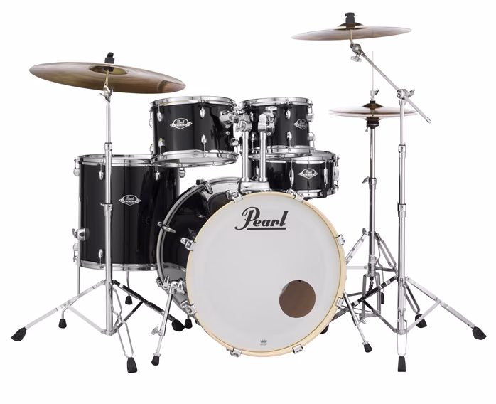 Pearl Export Jet Black Rock Set - Bicí souprava s činely