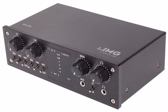 IMG Stageline MX-2IO - USB zvuková karta