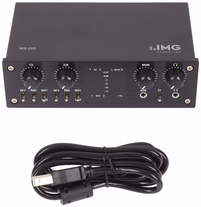 IMG Stageline MX-2IO - USB zvuková karta