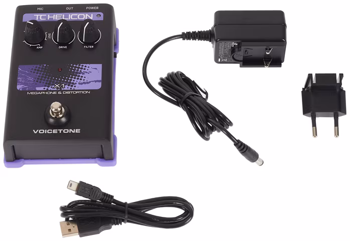 tc-helicon Voicetone X1 (rozbalené) - Vokální efektový procesor