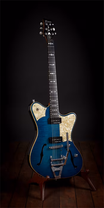 Framus 2002 Hollywood Blue Burst - Elektrická kytara