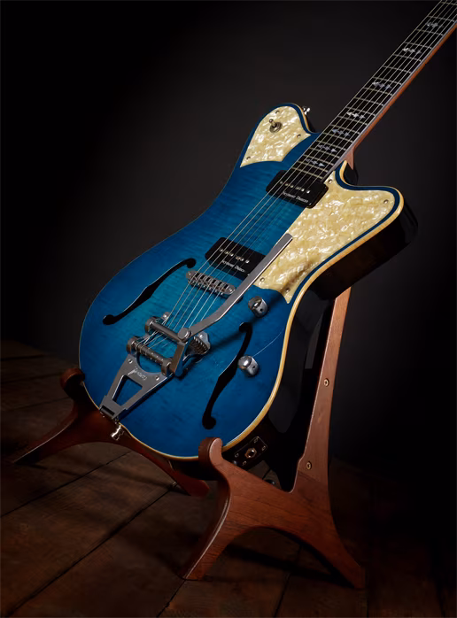 Framus 2002 Hollywood Blue Burst - Elektrická kytara