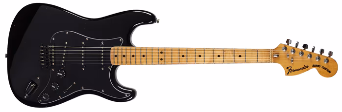 Fernandes 1976 Burny Custom FST70 Black - Elektrická kytara