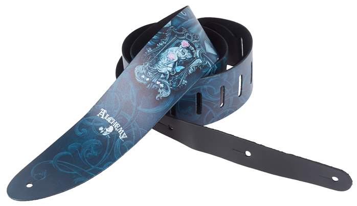 Perri's Leathers 11029 ALCHEMY Guitar Strap Widow's Weeds - Kytarový popruh