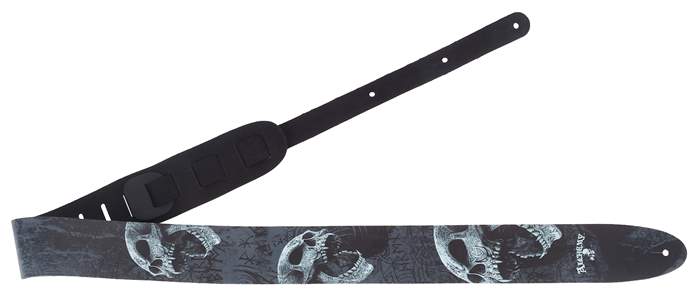 Perri's Leathers 11024 ALCHEMY Guitar Strap Berserker Skull - Kytarový popruh