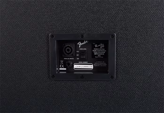Fender Rumble 210 Cabinet V3 BLK - Baskytarový reprobox