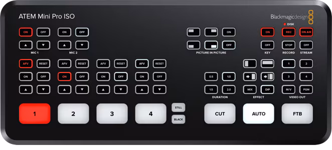 Blackmagic Design ATEM MINI PRO ISO - Video mixážní pult