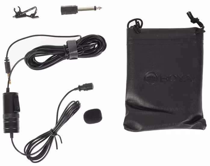 Boya BY-M1 Pro - Kondenzátorový klopový mikrofon