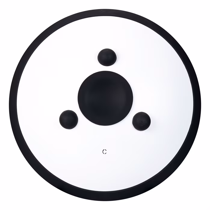 Sela 10" Melody Tongue Drum White - Tongue drum