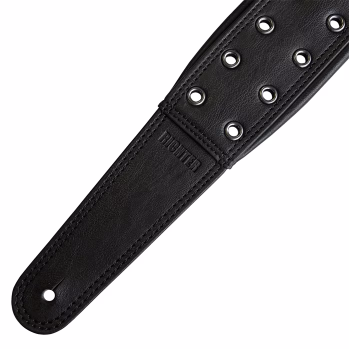 Richter Blackness Gunblack Grommets - Kytarový popruh