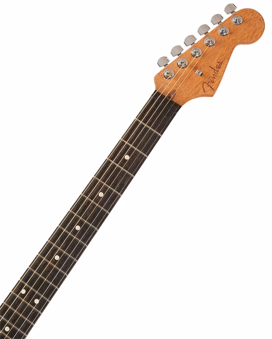 Fender American Acoustasonic Jazzmaster All-Mahogany EB NA - Elektroakustická hybridní kytara