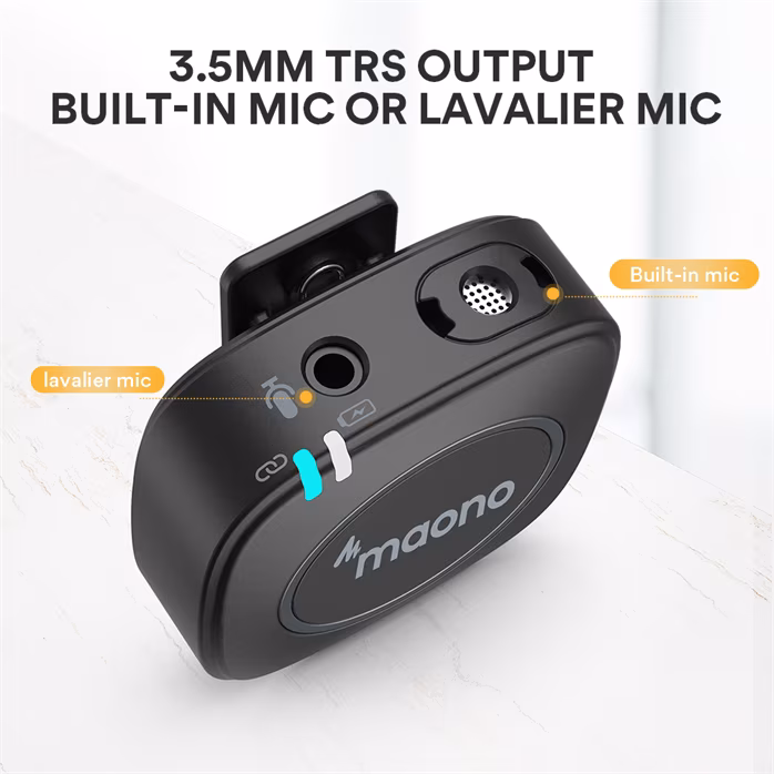 Maono AU-WM820 A2 - Bezdrátový reportážní set s mikrofonem