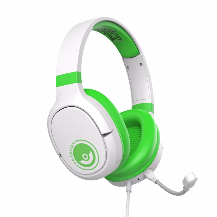 OTL Pokémon Poké ball White and Green PRO G1 Gaming Headphones - Sluchátka