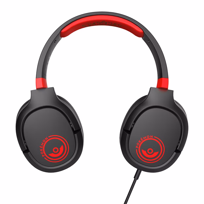 OTL Pokémon Poké ball Black and Red PRO G1 Gaming Headphones - Sluchátka