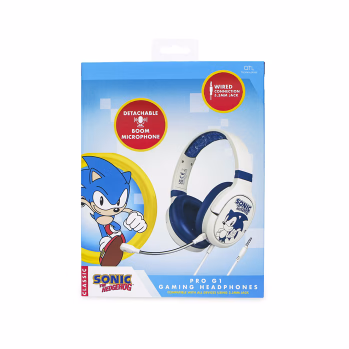 OTL SEGA CLASSIC Sonic the Hedgehog PRO G1 Gaming Headphones - Sluchátka