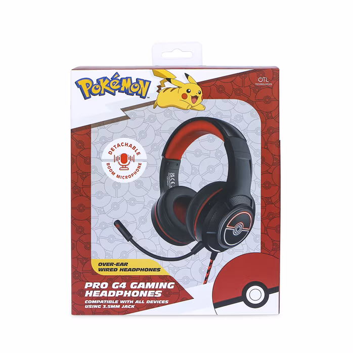 OTL Pokémon Poké ball PRO G4 Gaming Headphones - Sluchátka