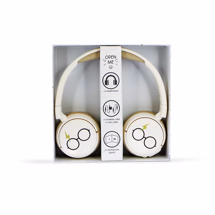 OTL Harry Potter Kids Wireless Headphones white - Bezdrátová sluchátka