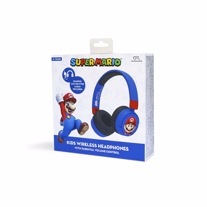 OTL Super Mario Kids Wireless Headphones - Bezdrátová sluchátka