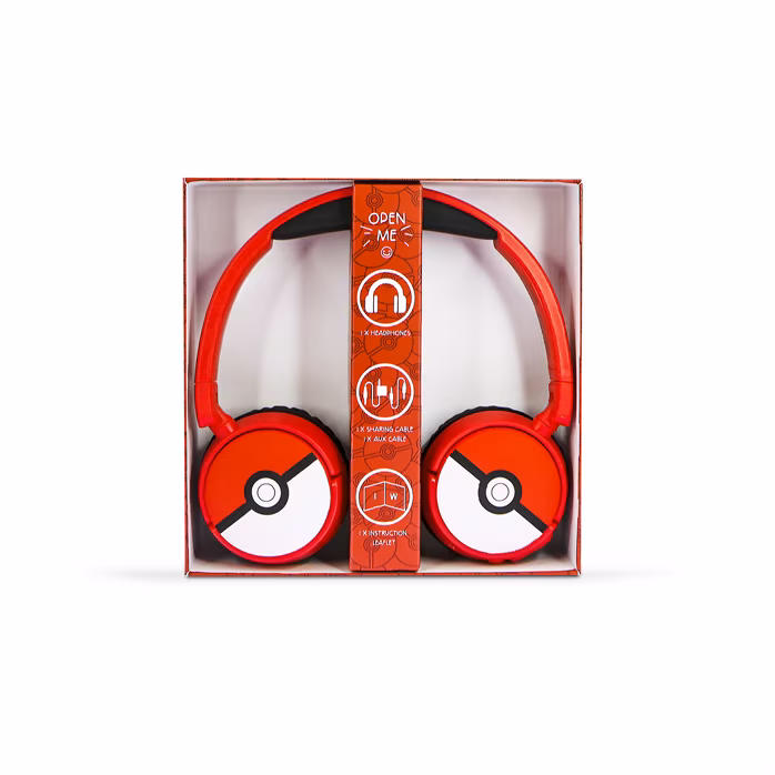 OTL Poké ball Kids Wireless Headphones - Bezdrátová sluchátka