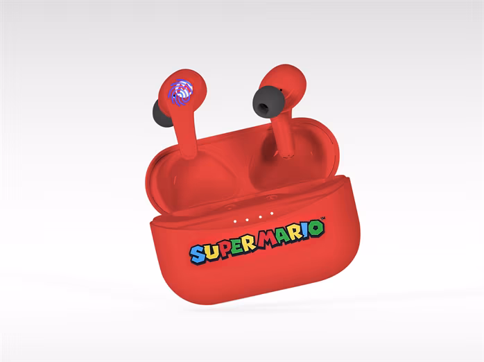 OTL Super Mario Red TWS Earpods - Bezdrátová sluchátka