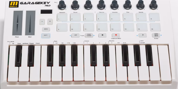 Miditech GARAGEKEY Pad II (použité) - USB/MIDI keyboard
