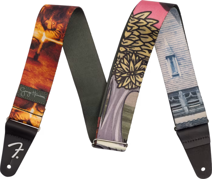 Fender George Harrison All Things Must Pass Friar Park Strap, Multi, 2" - Kytarový popruh