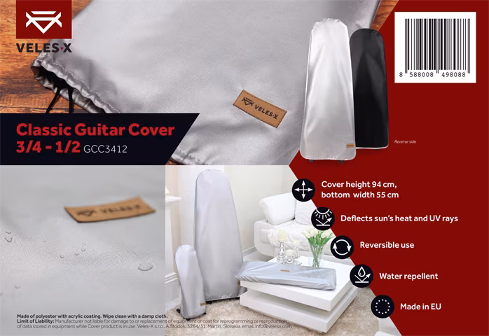 Veles-X Classic Guitar Cover 3/4 - 1/2 - Protiprachový obal
