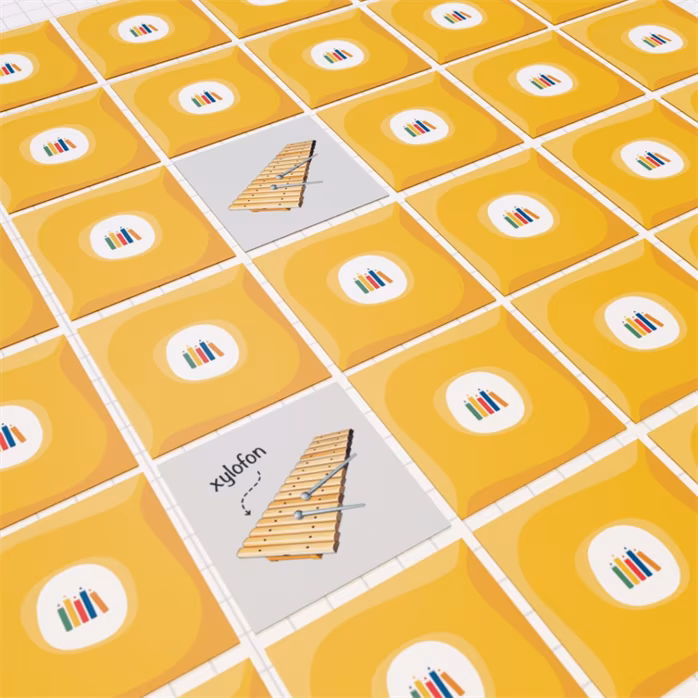 Zodpovědná výuka Domino: Hudební nástroje - Hudební nauka