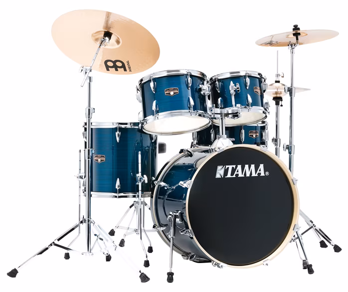 Tama Imperialstar Hairline Blue Studio Set - Bicí souprava s činely