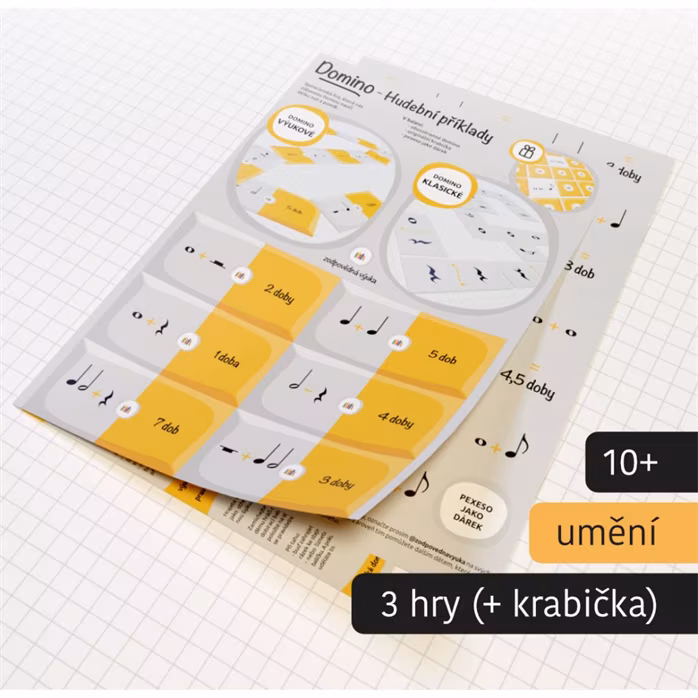 Zodpovědná výuka Domino: Hudební příklady - Hudební nauka