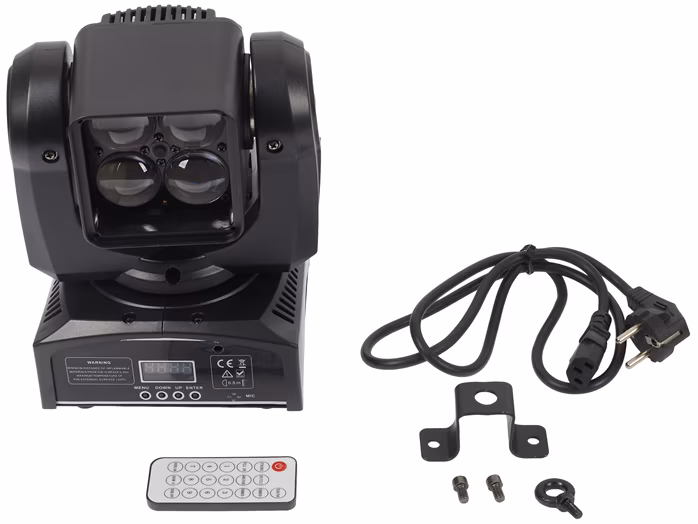 Flash LED MOVING HEAD 4x15W RGBW 4in1 OSRAM ZOOM (použité) - Inteligentní hlava