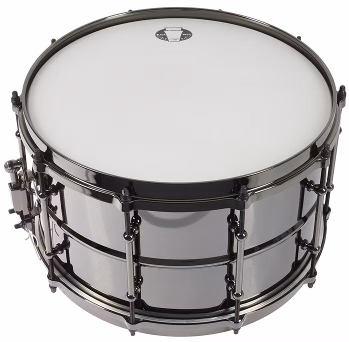 Ludwig 14" x 8" Black Magic w Black Nickel HW LW0814DIR - Snare bubínek