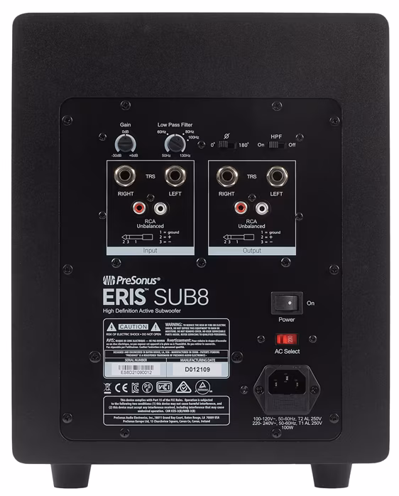 PreSonus Eris Sub 8 - Aktivní subwoofer