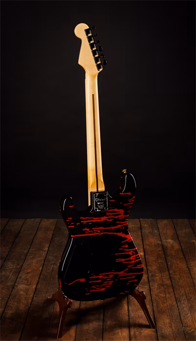 Charvel 2006 San Dimas Ratt Skull Blood Warren DeMartini - Elektrická kytara