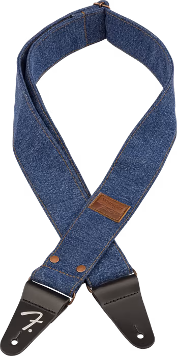 Fender Wrangler Denim Strap Indigo - Kytarový popruh