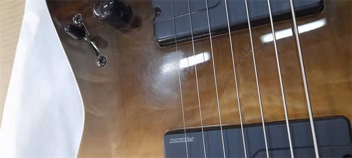 ESP LTD M-1007 HT BPBLKFD (použité) - Elektrická sedmistrunná kytara