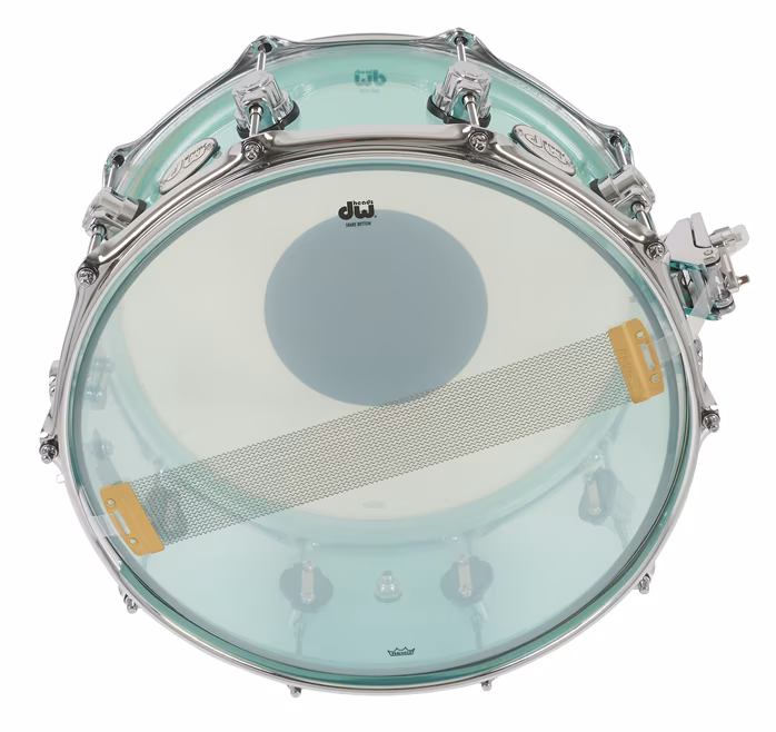DW 14" x 6,5" Design Acrylic Sea Glass Snare Drum - Snare bubínek