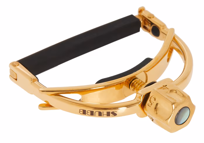 Shubb F1 FineTune Royale Capo Steel String Gold - Kapodastr