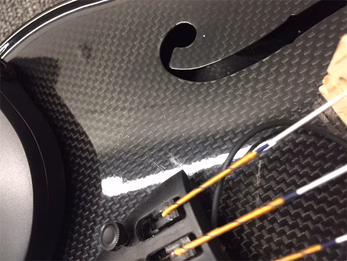 Glasser CC Violin Acoustic Electric Black (použité) - Elektroakustické housle