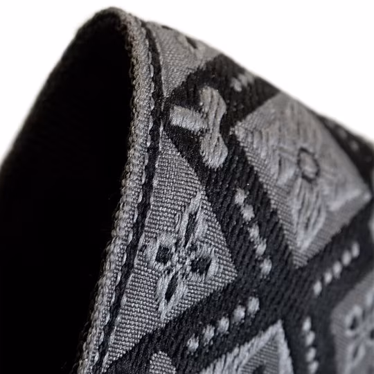 Richter Retro Black/Grey - Kytarový popruh