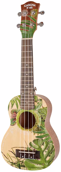 Cascha Soprano Ukulele Leafy (poškozené) - Akustické ukulele