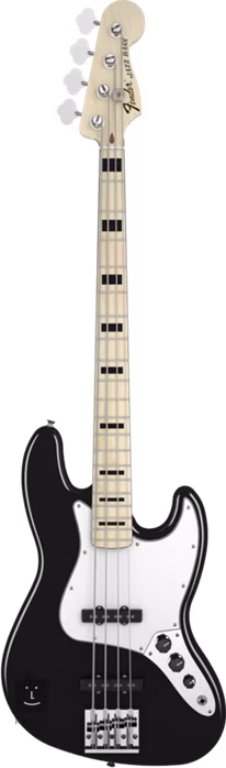 Fender Geddy Lee Jazz Bass MN BK - Elektrická baskytara