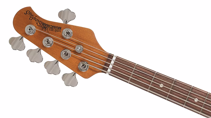 Music Man Special HH Burnt Ends Roasted Maple/Rosewood Shell PG Chrome Hardware - Elektrická baskytara