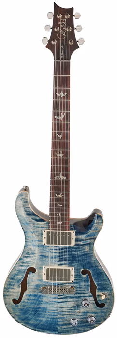 PRS Hollowbody II Piezo Faded Whale Blue - Semiakustická kytara