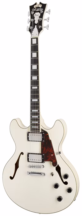 D'Angelico Premier DC Stop-bar Tailpiece Champagne - Semiakustická kytara